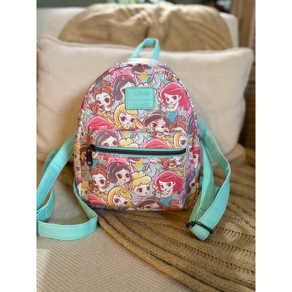 Loungefly Disney Chibi Princess Mini Backpack
